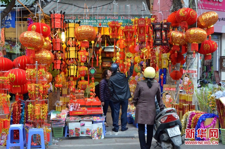 1月28日，在越南首都河內(nèi)，一位藝術(shù)愛好者在畫馬。