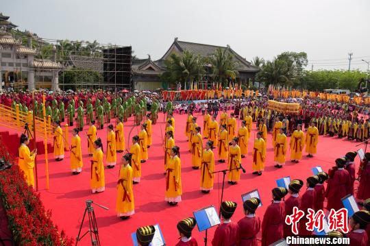 海峽兩岸南宗道教首次共同奉祭三清道祖