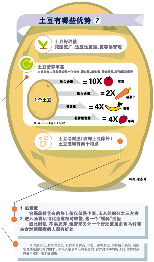 馬鈴薯當(dāng)主糧 不是因缺糧