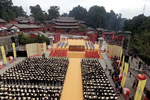 海峽兩岸文昌祭祀大典在文昌帝鄉(xiāng)四川梓潼七曲山大廟隆重舉行