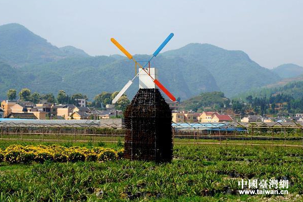 臺(tái)金生態(tài)農(nóng)業(yè)觀光園內(nèi)田園風(fēng)景。