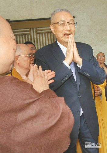 吳敦義首次明確表態(tài)不參選2016洪秀柱表遺憾（圖）