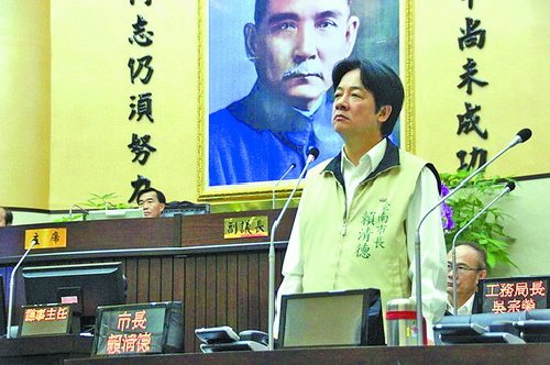 申請經(jīng)費全被封殺 議員控訴賴清德將選舉恩怨帶到市政