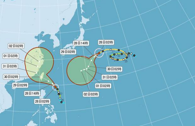 颱風(fēng)來(lái)了！臺(tái)灣氣象部門8：30發(fā)佈輕臺(tái)尼莎海警