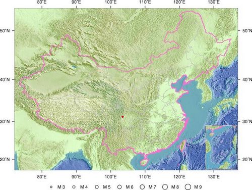 四川阿壩州汶川縣發(fā)生3.0級(jí)地震 震源深度20千米