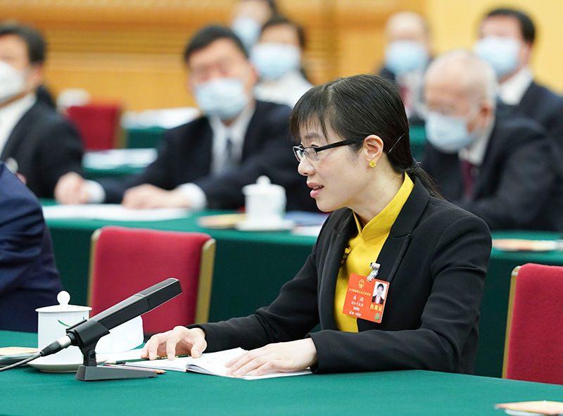 2020年5月24日,全國人大代表禹誠參加湖北代表團(tuán)的審議併發(fā)言。