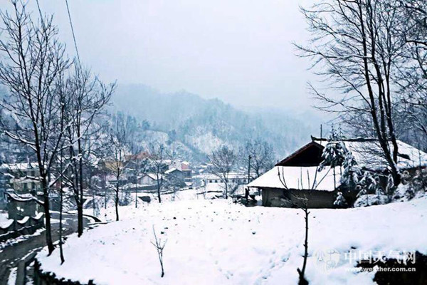 11月22日，陜西安康迎來了今冬的首場(chǎng)降雪。（安妮 攝）