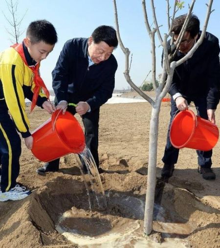 習(xí)近平年年都去植樹 今年有啥不一樣