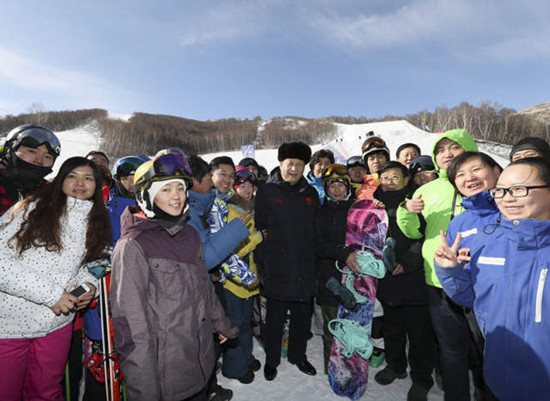 習(xí)近平總書記看望冰雪健兒引起熱烈反響