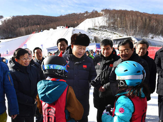 習(xí)近平總書記看望冰雪健兒引起熱烈反響