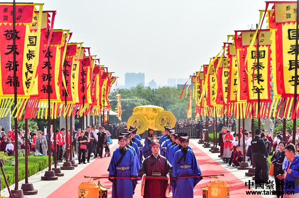 2019海峽兩岸敬天祈福活動現(xiàn)場。